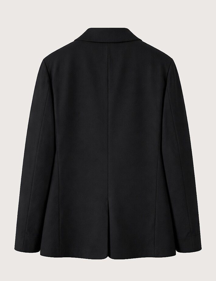 HBT Taylor Chic Chaine & Trame Rumba | Andy Veste Homme Noir - 2