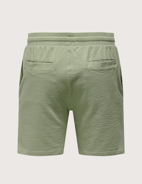 Only & Sons Short Homme Kian Life Gaufré Kaki Noos - 6