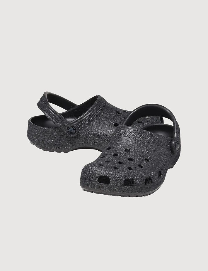 Crocs Sabots Classic Glitter Clog Noir - 2