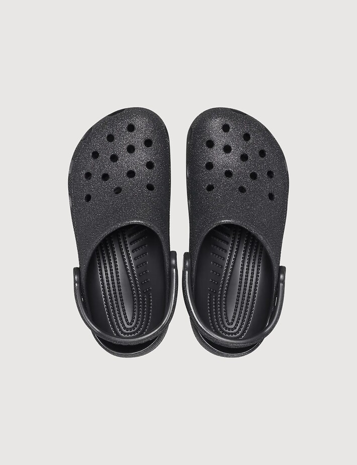 Crocs Sabots Classic Glitter Clog Noir - 3