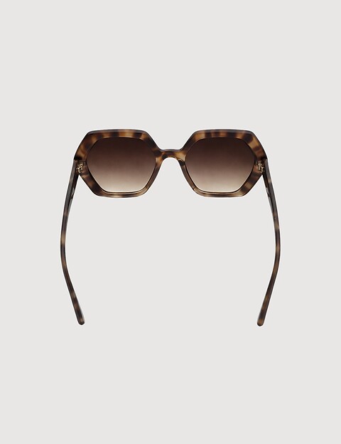 IYÜ Design Lunettes de Soleil Elise Ecaille Marron - 3