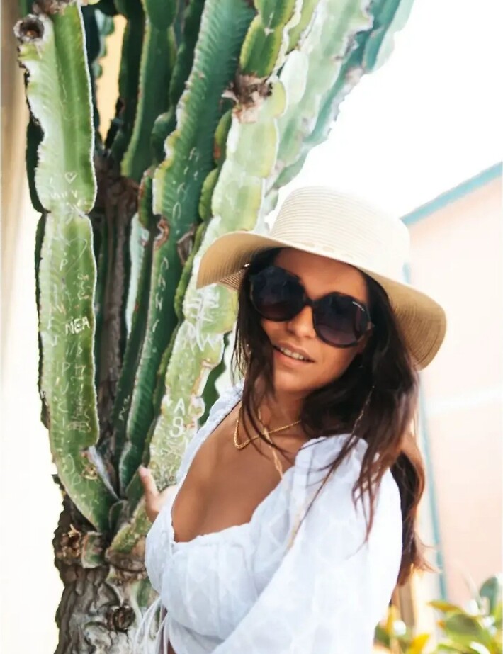 IYÜ Design Lunettes de Soleil Candice Ecaille Marron - 2