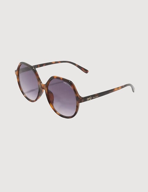 IYÜ Design Lunettes de Soleil Candice Ecaille Marron - 4