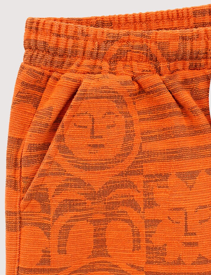 Natif Short Homme Jacquard Sunny Bloom Orange - 2