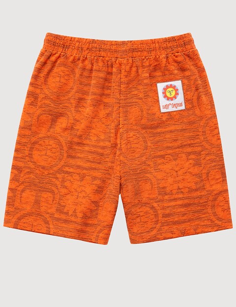 Natif Short Homme Jacquard Sunny Bloom Orange - 4