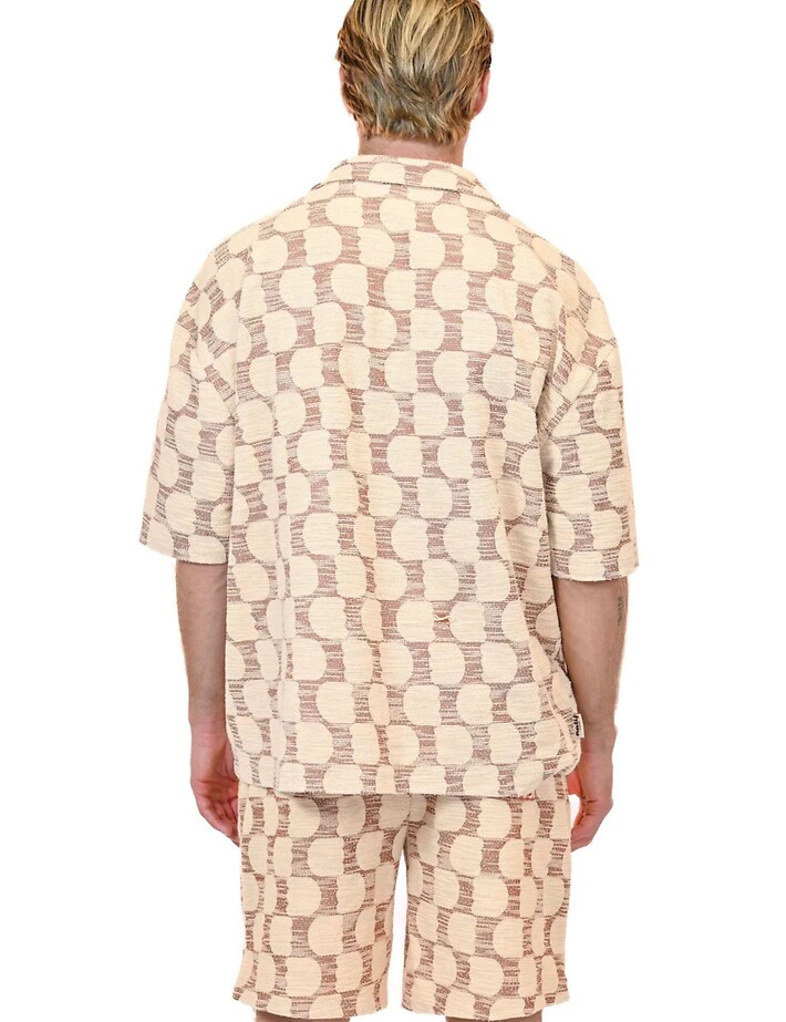 Natif Short Homme Jacquard Tulip Orange - 2