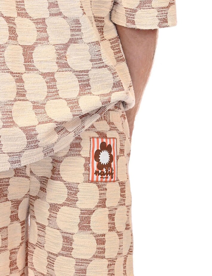 Natif Short Homme Jacquard Tulip Orange - 3