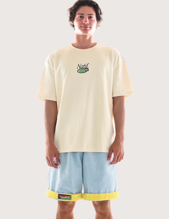 Natif T-Shirt Unisexe Super Fresh Bloom Beige - 4