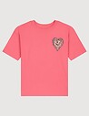 Eleven Paris T-Shirt Mixte Coupe Oversize Janiel Rose