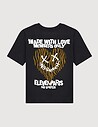 Eleven Paris T-Shirt Mixte Coupe Oversize Janiel Noir