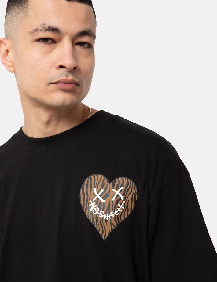 Eleven Paris T-Shirt Mixte Coupe Oversize Janiel Noir - 5
