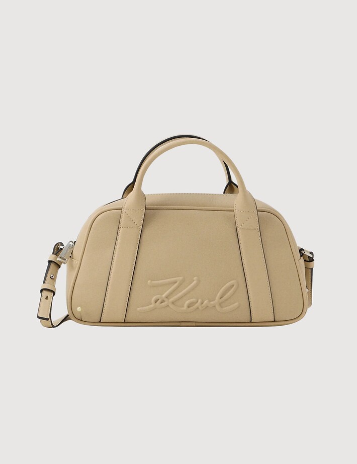 Karl Lagerfeld Bowling Bag Ville Beige