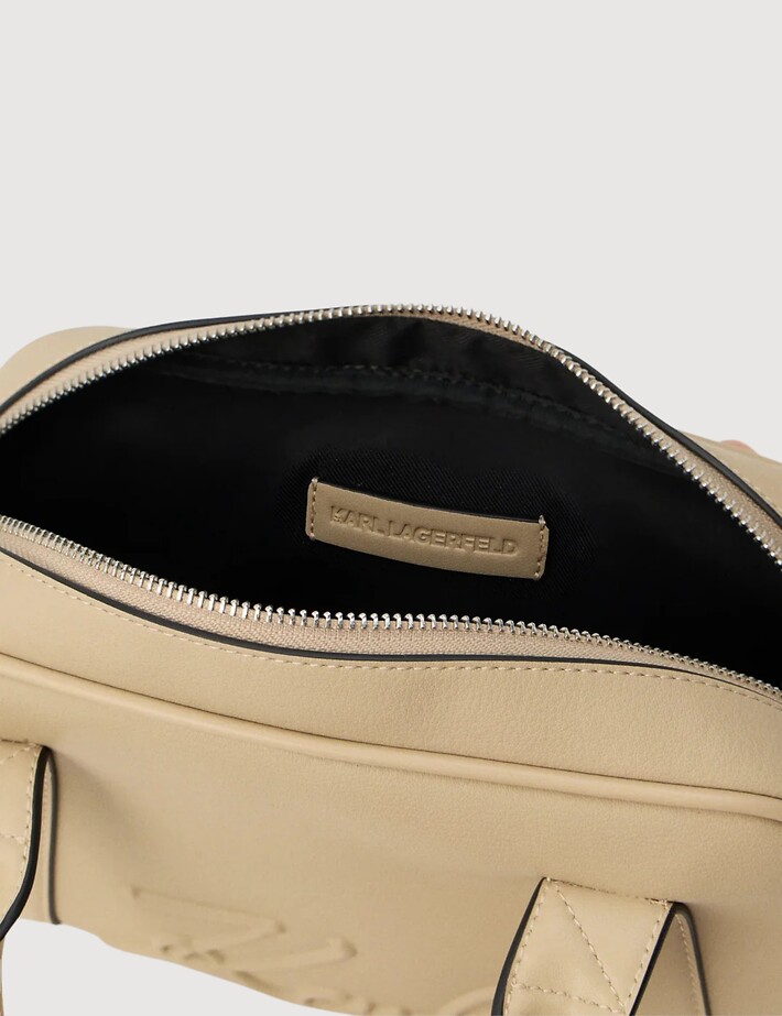 Karl Lagerfeld Bowling Bag Ville Beige - 4
