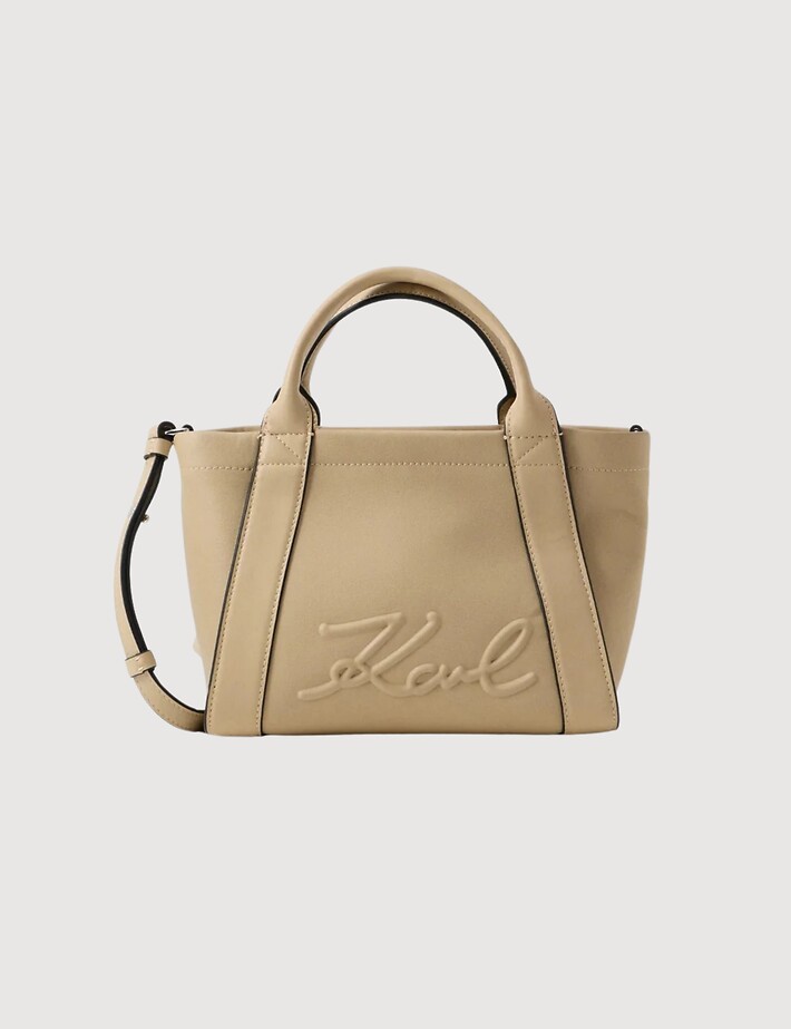 Karl Lagerfeld Tote Bag K Ville Beige
