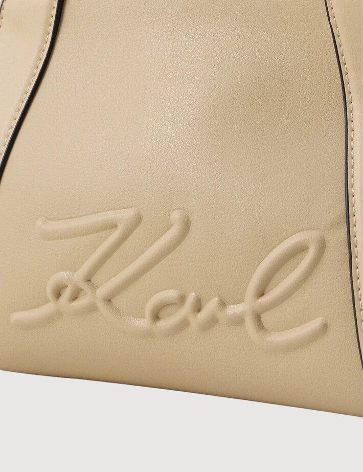 Karl Lagerfeld Tote Bag K Ville Beige - 2