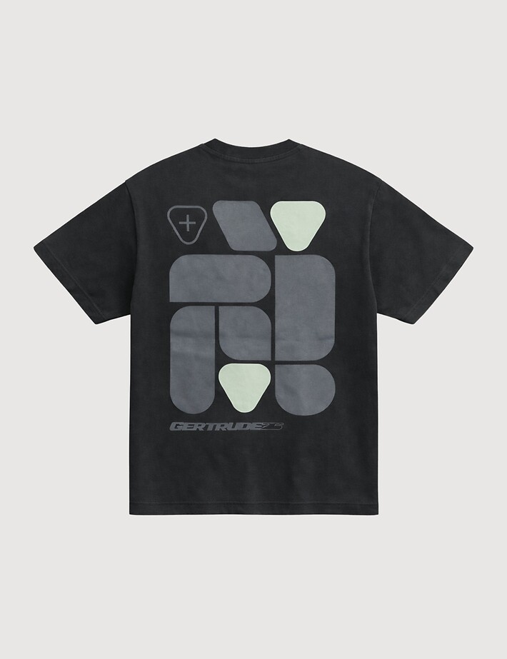 GERTRUDE T-Shirt Enfant Manches Courtes Little Leonce Géometrique Noir - 3
