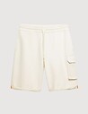 GERTRUDE Short Unisexe Coupe Cargo Ivar Crème