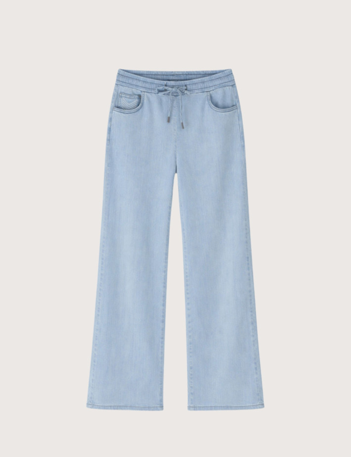 HBT Cotton Touch Peach Lyocell | Marley Pantalon Bleach