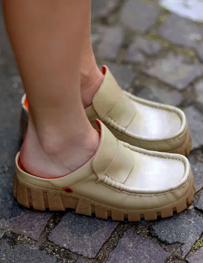 MAG Sabots Compensés Queensize Beige - 4