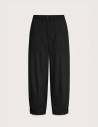 Bomboogie Pantalon Barrel Femme Noir
