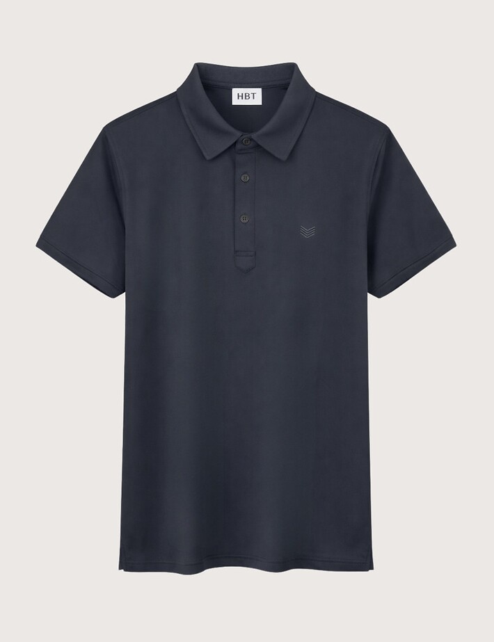 HBT Basics Essentiels | Ross Polo Noir Homme