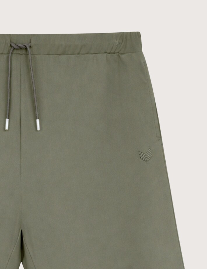 HBT Basics Essentiels Jersey | Ayrton Bermuda Kaki Homme - 2