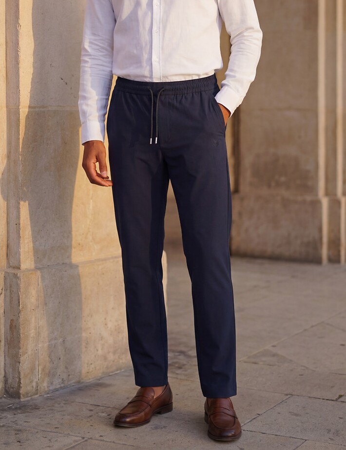 HBT Basics Revo-Class | Oliver Pantalon Noir Homme - 2