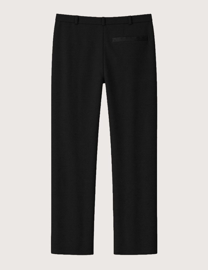 HBT Summer Chic Pique Wave | Jason Pantalon Noir Femme