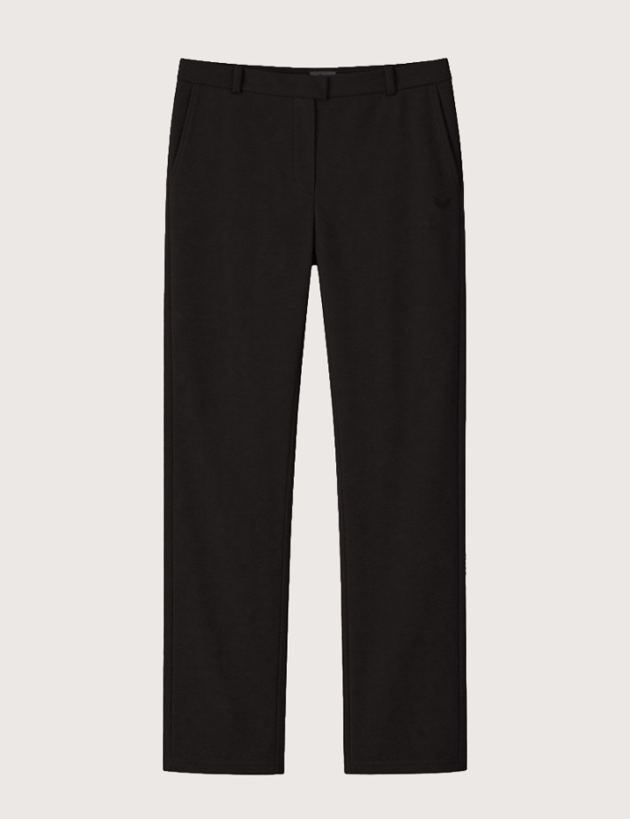 HBT Summer Chic Pique Wave | Jason Pantalon Noir Femme - 2