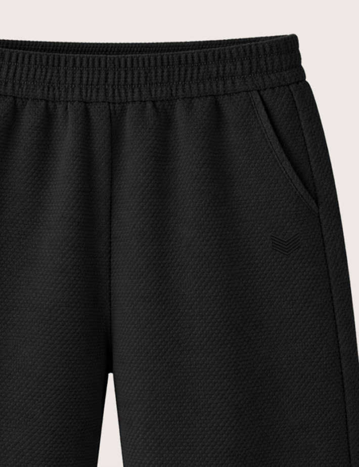 HBT Summer Chic Pique Wave | Cross Pantalon Noir Femme - 3