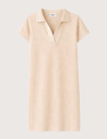 HBT Summer Chic Pique Wave | Brighton Robe Polo Ecru Femme