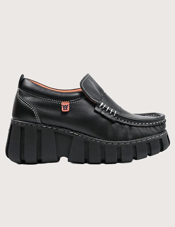 MAG Mocassins Compensés Queensize Noir