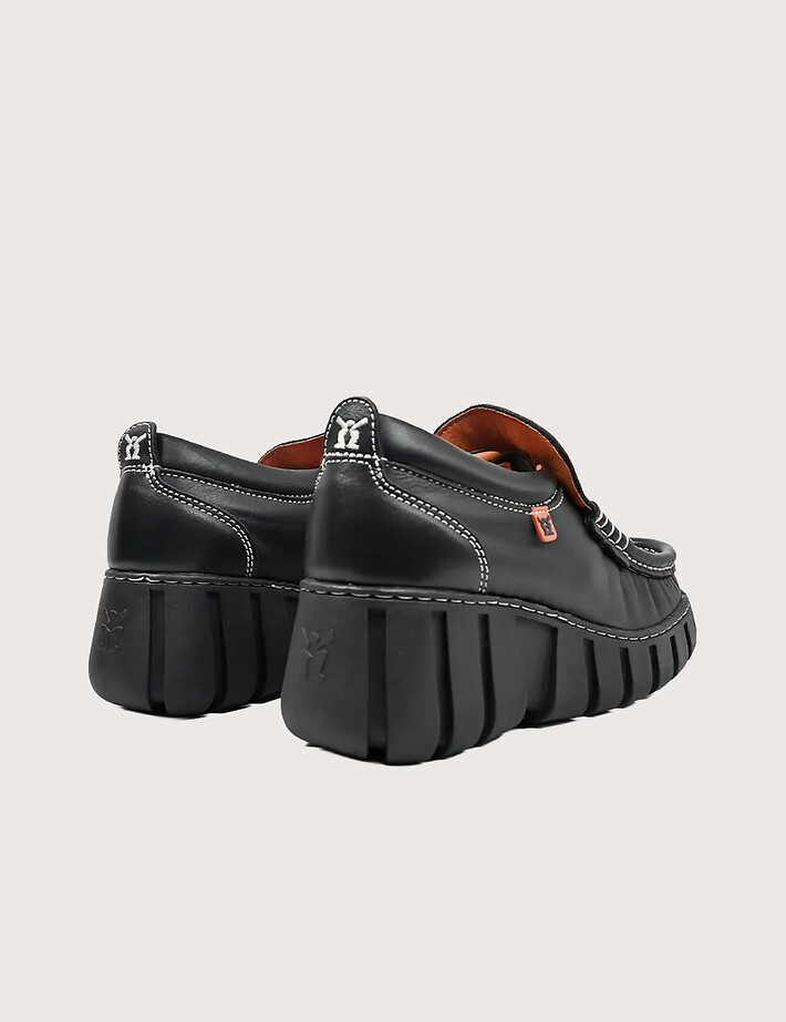 MAG Mocassins Compensés Queensize Noir - 8