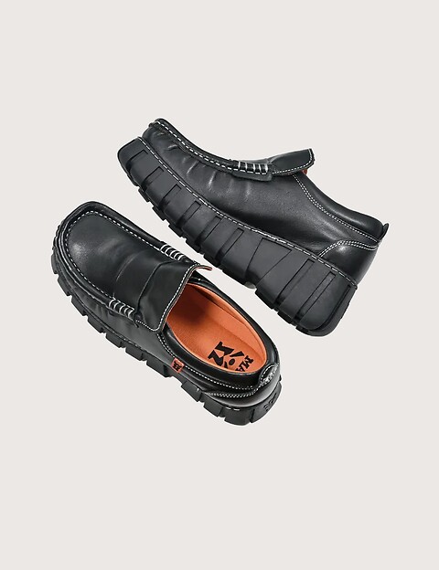 MAG Mocassins Compensés Queensize Noir - 9