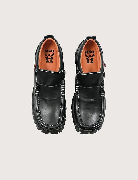 MAG Mocassins Compensés Queensize Noir - 10