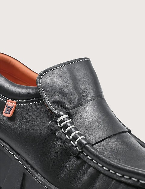 MAG Mocassins Compensés Queensize Noir - 5