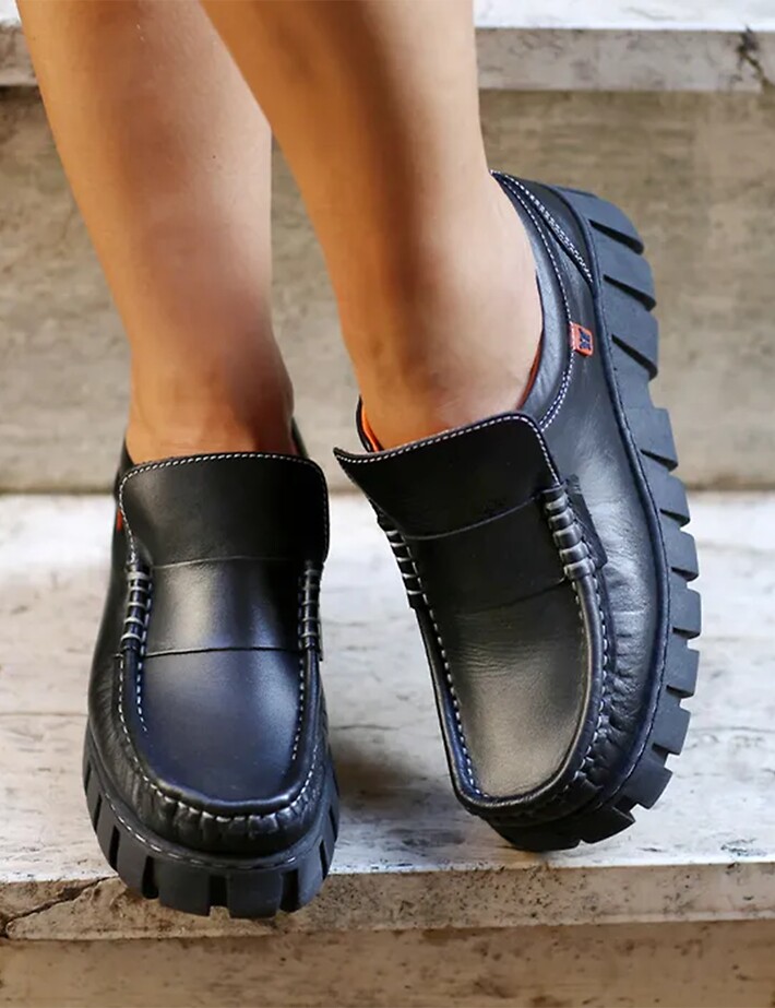 MAG Mocassins Compensés Queensize Noir - 3