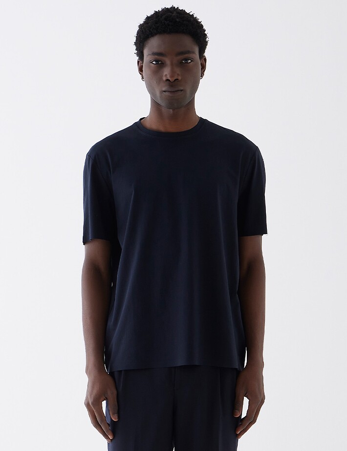 Unity T-shirt Homme Col Rond Nerea Crêpe Marine - 2