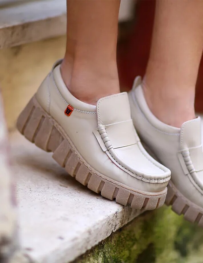 MAG Mocassins Compensés Queensize Beige 2 - 2