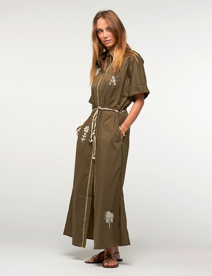 Adoré Robe Chemise Longue Leonardo Kaki