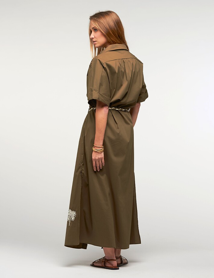 Adoré Robe Chemise Longue Leonardo Kaki - 2