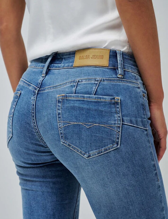 Salsa Jean Wonder Femme Skinny Bleu Medium - 3