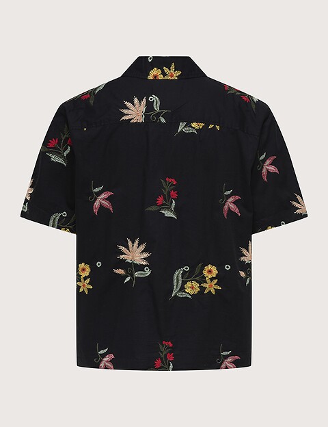 Only & Sons Chemise Homme Manches Courtes Edward à Motif Fleur Noir - 2