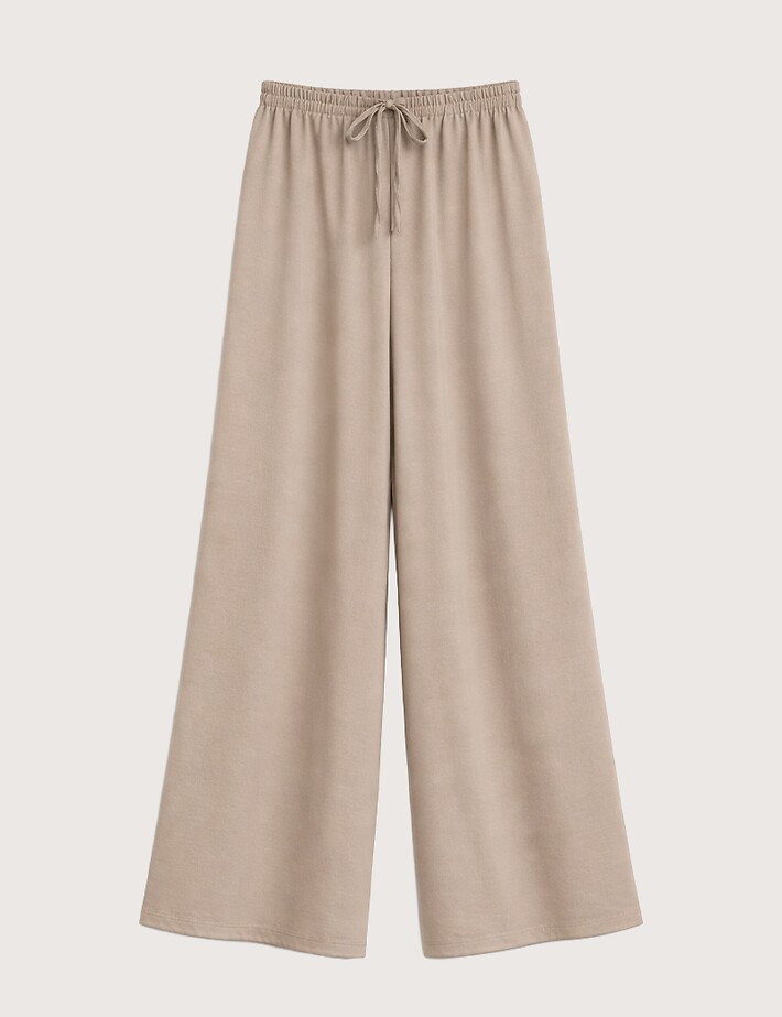 ZEN Pantalon Large Femme Camel