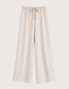 ZEN Pantalon Large Femme Beige Clair