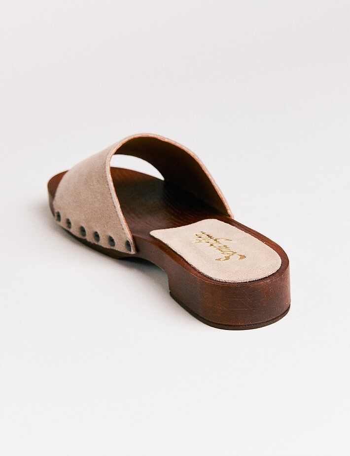 SEMERDJIAN Mules Femme Iole Crosta Milo Beige