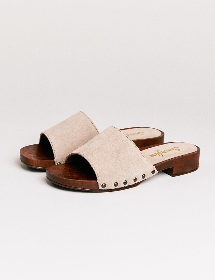 SEMERDJIAN Mules Femme Iole Crosta Milo Beige - 2