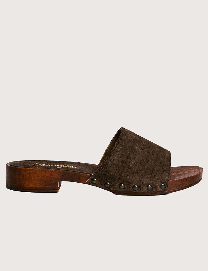 SEMERDJIAN Mules Femme Iole Crosta Marron Tabacco - 2