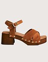 SEMERDJIAN Sandales Talons Micol Crosta Cognac