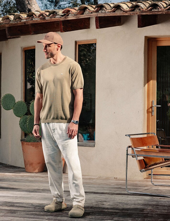 Birkenstock Sabots Boston Suède Beige Homme - 9